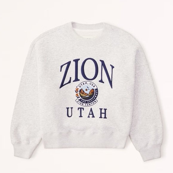 Abercrombie & Fitch Tops - NWT Abercrombie Parks Classic Sunday Crew - Zion National Park